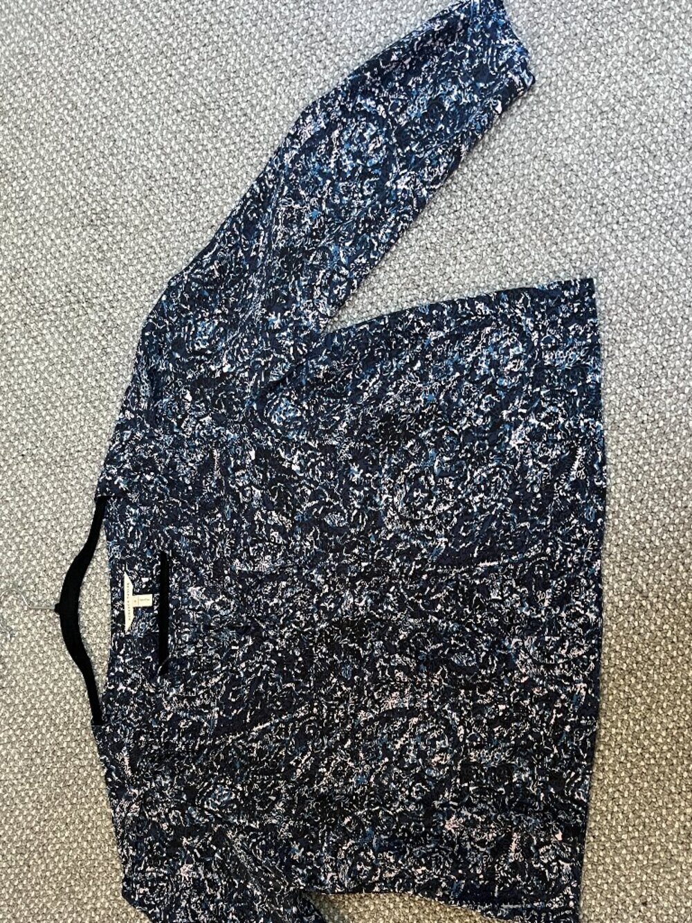 Rebecca Taylor Silk Long Sleeve Blouse in Navy, Size 8 - Picture 9 of 11